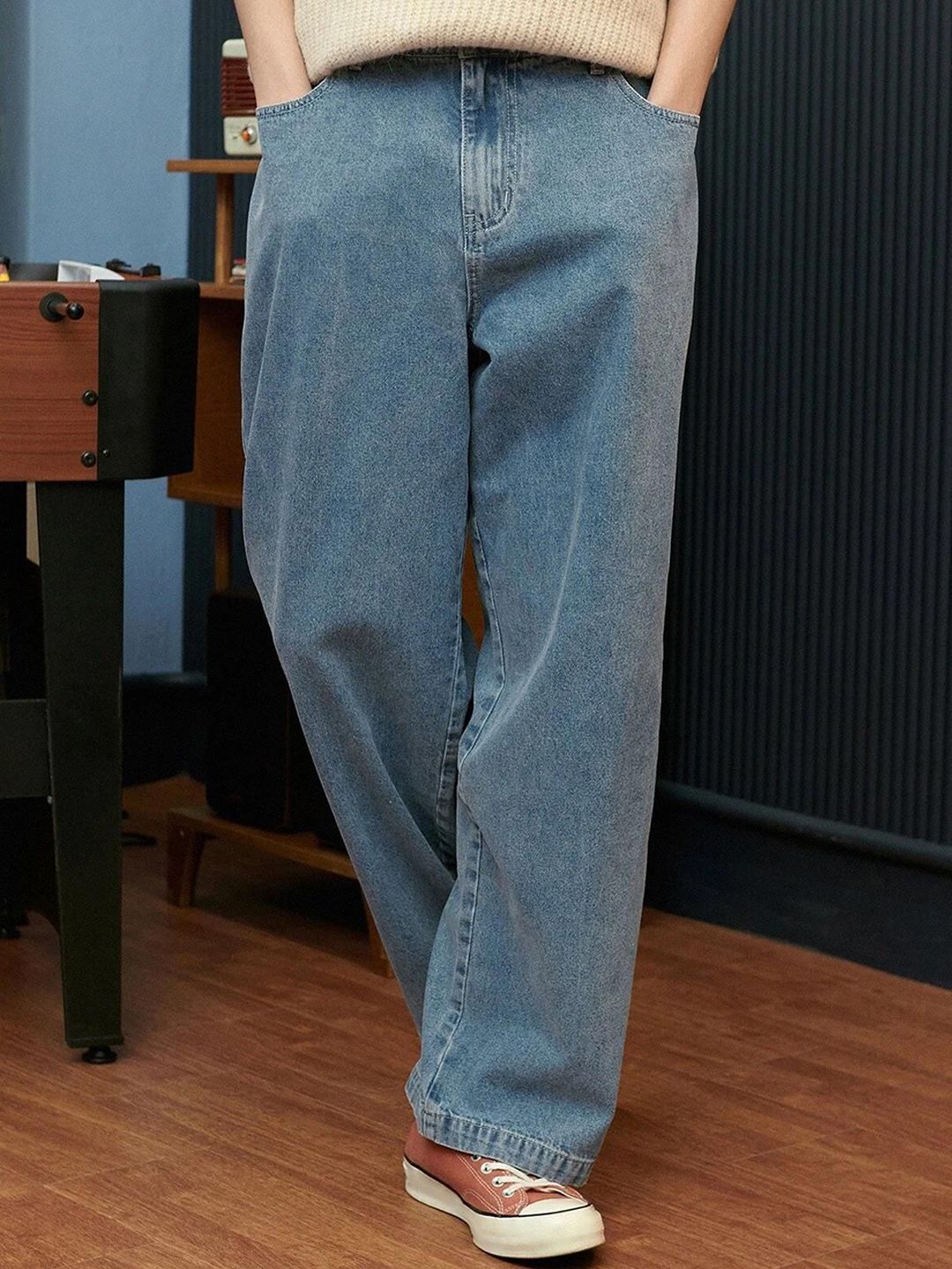 Men Regular Fit Mid-Rise Stretchable Jeans - Image 2