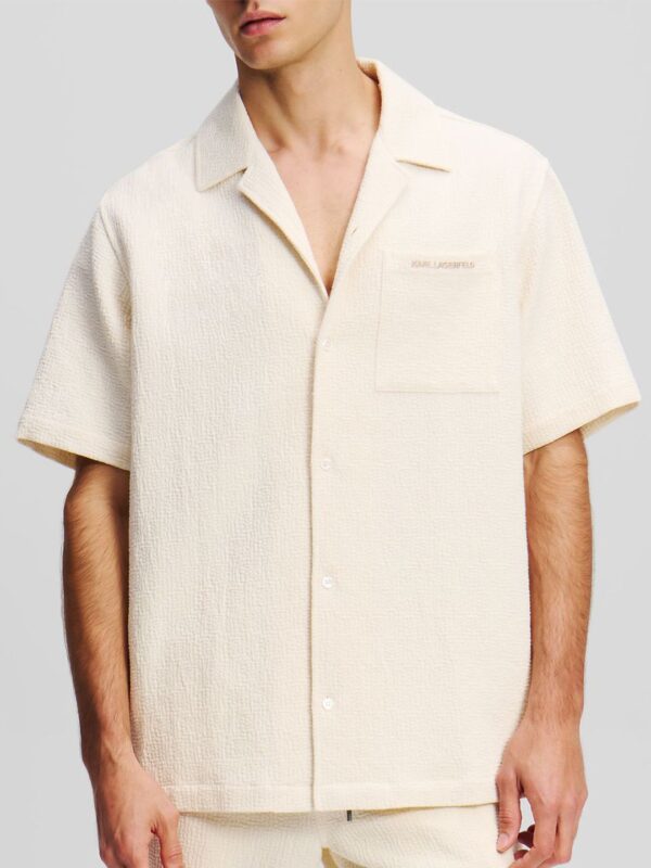 Men Relaxed Fit Solid Cuban Collar Pure Cotton Casual Shirt