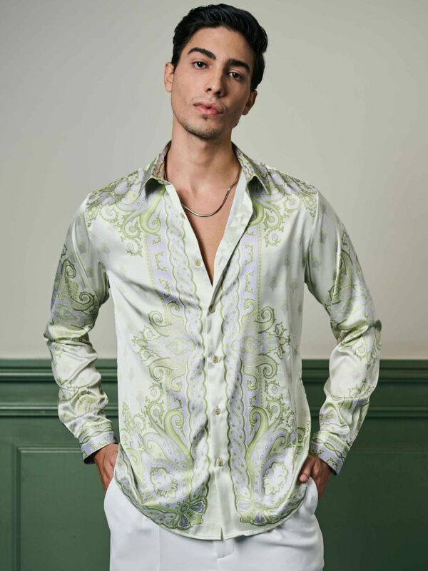 Men Floral Opaque Printed Casual Shirt