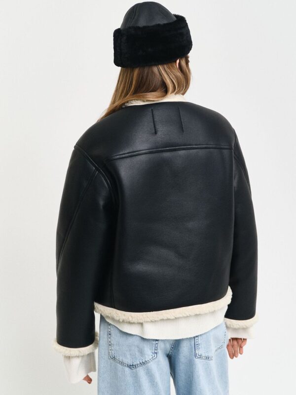 Women Crop Tailored Jacket - Image 2