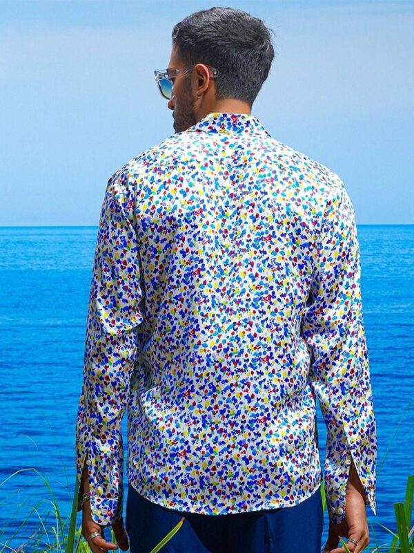 Men Opaque Printed Casual Shirt - Image 2