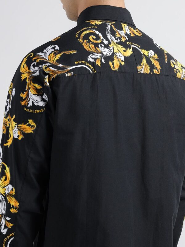 Men Floral Printed Spread Collar Cotton Regular Fit Casual Shirt - Image 3