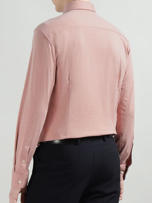 Spread Collar Long Sleeves Shirt - Image 3