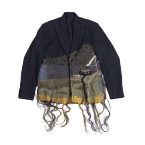 Scandinavian House Embroidery Oversized Blazer