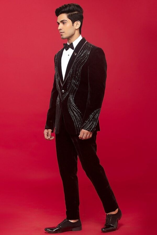 Embellished Tuxedo 2-Piece Suit - Image 3
