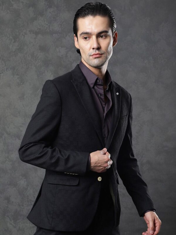 Slim-Fit Single-Breasted Casual Blazer - Image 2