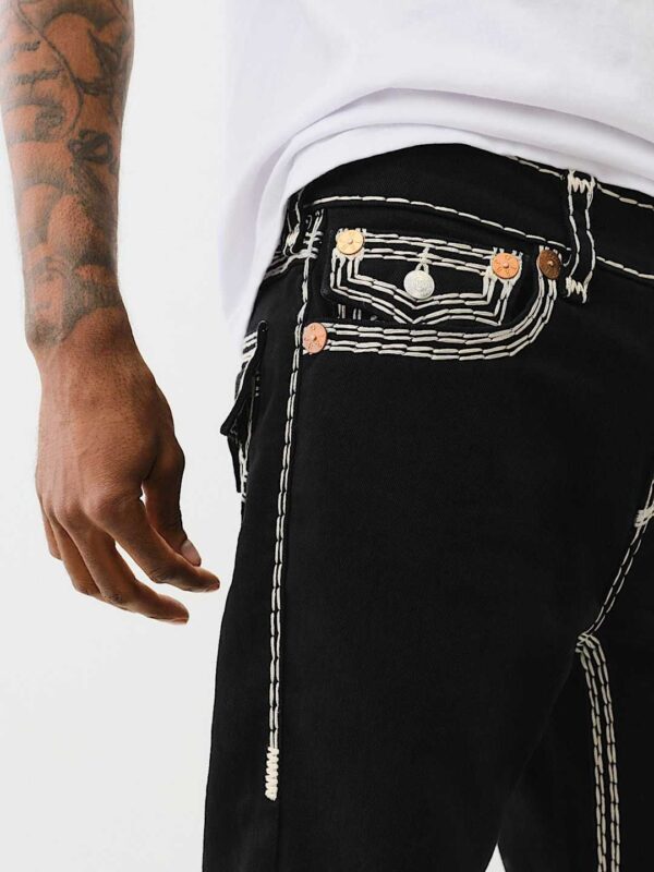 Super QT Ricky Straight Fit Mid Rise Solid Jeans - Image 2