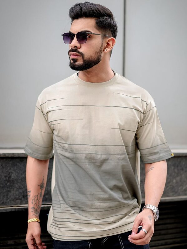 Striped Round Neck T-shirt