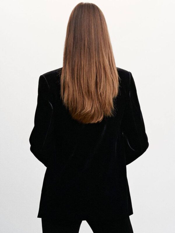 Velvet Finish Blazer - Image 2