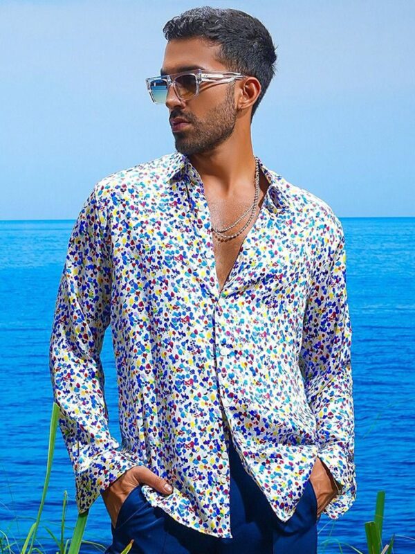Men Opaque Printed Casual Shirt