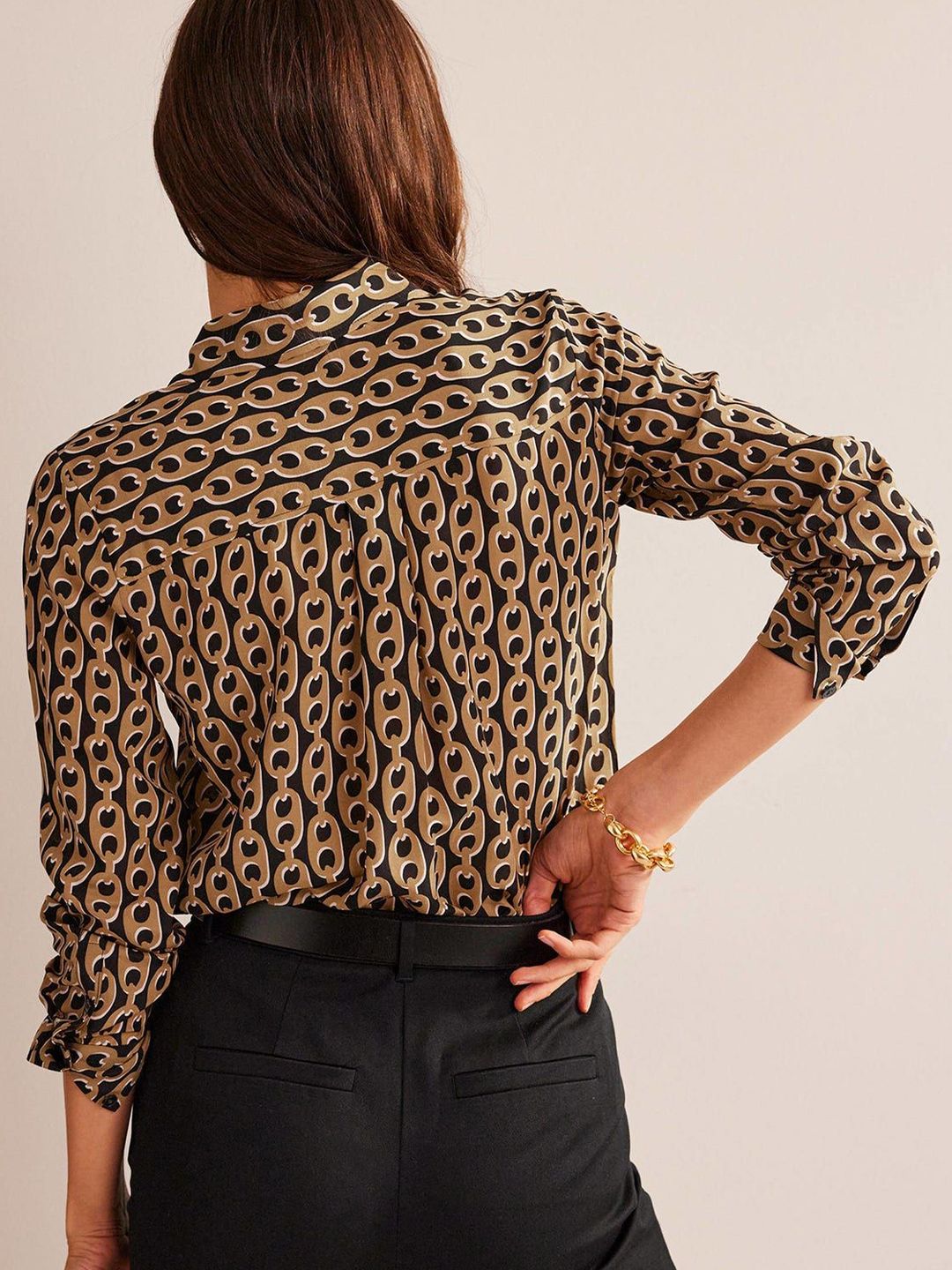 women premium animal opaque printed casual shirt women premium animal opaque printed casual shirt